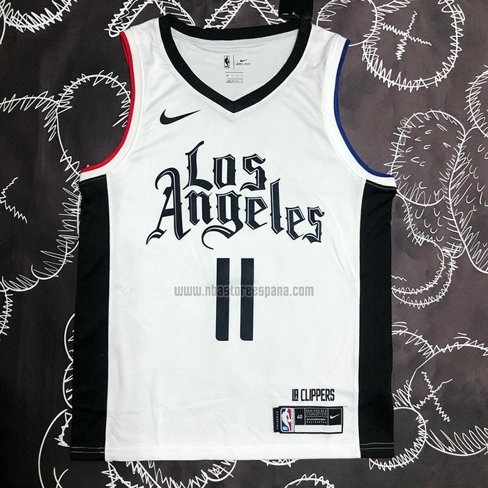 Camiseta Los Angeles Clippers John Wall NO 11 Ciudad 2019-20 Blanco